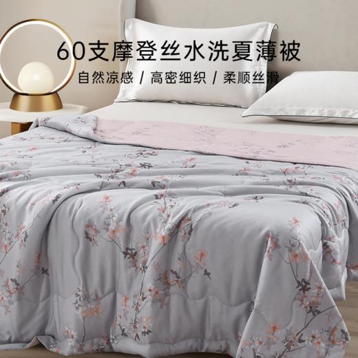 雅芳婷60支摩登丝可水洗夏薄被夏季透气空调被丝滑凉感夏凉被被子 商品图0