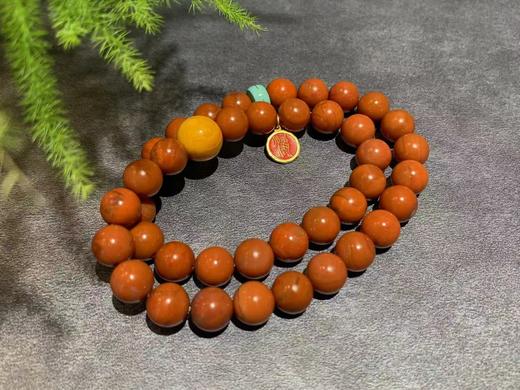 【御珠宫坊】包浆南红珠串 商品图0