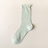 【春夏网眼袜子女中筒】透气薄款 纯色女士夏季长袜 堆堆袜棉袜月子 商品缩略图9