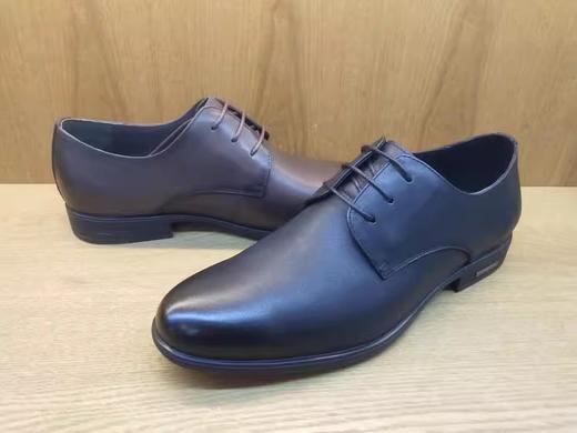 春季新款豪行真皮舒适休闲男鞋12157922时尚系带商务单鞋 商品图4