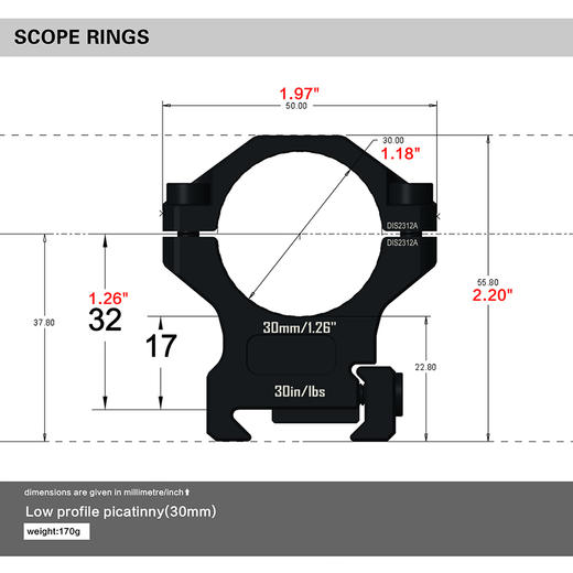 发现者高精度30管径1.26英寸7075分体中宽 商品图1
