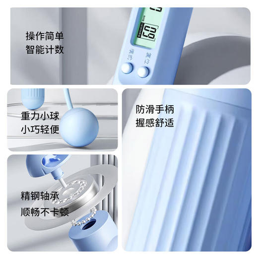 春枝漫野Chirimiri 颈椎按摩器多功能颈椎按摩仪 智能计数跳绳礼盒套装暖心健康礼TZ-001 商品图5