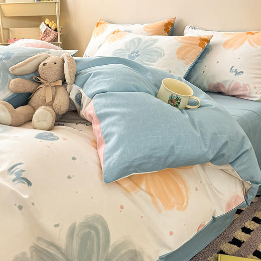 全棉印花系列单被套 耐磨耐用透气印花纯棉被套 商品图6