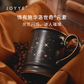 【多样屋专柜】JOYYE马克杯带盖勺高档施华洛世奇元素伴手礼男情侣杯 星辰幻境杯