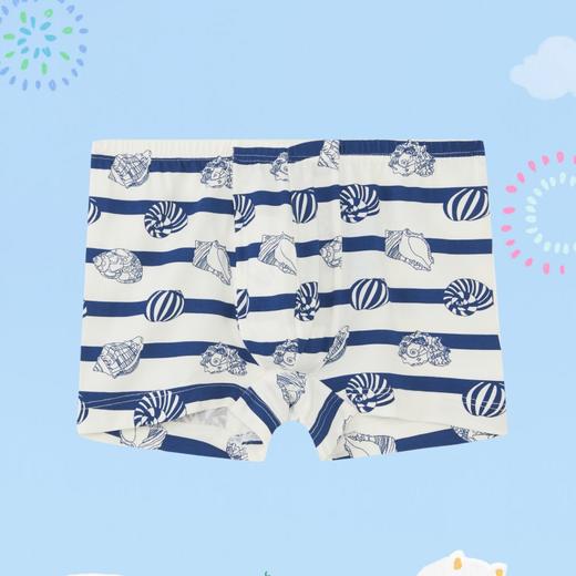 【夏日海洋莫代尔】SCHIESSER德国舒雅儿童男童夏日海洋莫代尔面料平角小裤3B/24329T 商品图0