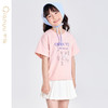 笛莎千与2025夏季新款女童甜美芭蕾女孩印花短袖T恤 商品缩略图2