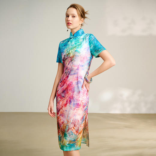 TANGY Collection/2025天意精品夏季新品中国风女士连衣裙 商品图3