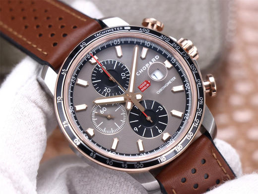 NOOB official厂出品➕基于正品original原版开模的Super copy，萧bang赛车系列精品，直径44mm，厚度14mm，小牛皮内衬天然纯进口橡胶表带，自动机械机芯，密底，肖邦赛车 商品图4