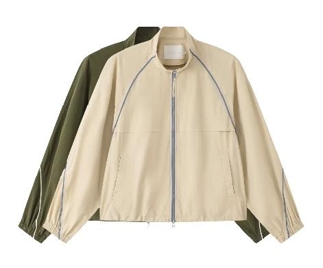 步履不停/5A23135C/复古撞色嵌条短外套 商品图3