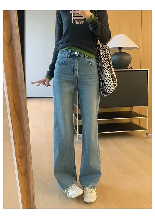 春新款赛罗纺小猫须百奇裤微直筒 商品图9