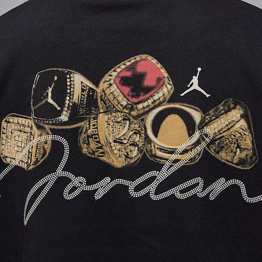 NIKE耐克春季女子圆领加绒运动衫宽松针织套头衫 HJ0206-010 商品图3