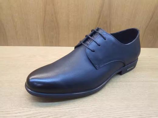 春季新款豪行真皮舒适休闲男鞋12157922时尚系带商务单鞋 商品图1