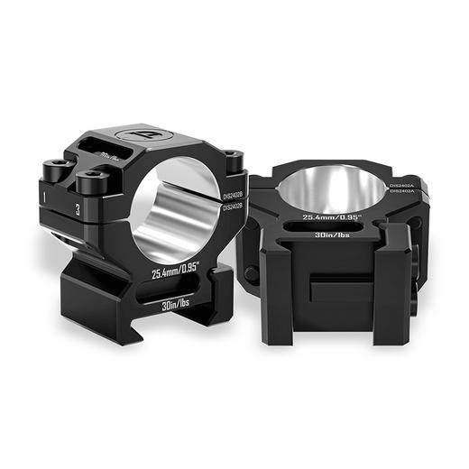 发现者双钉高精度25.4管径0.95英寸7075分体低宽夹具 商品图3