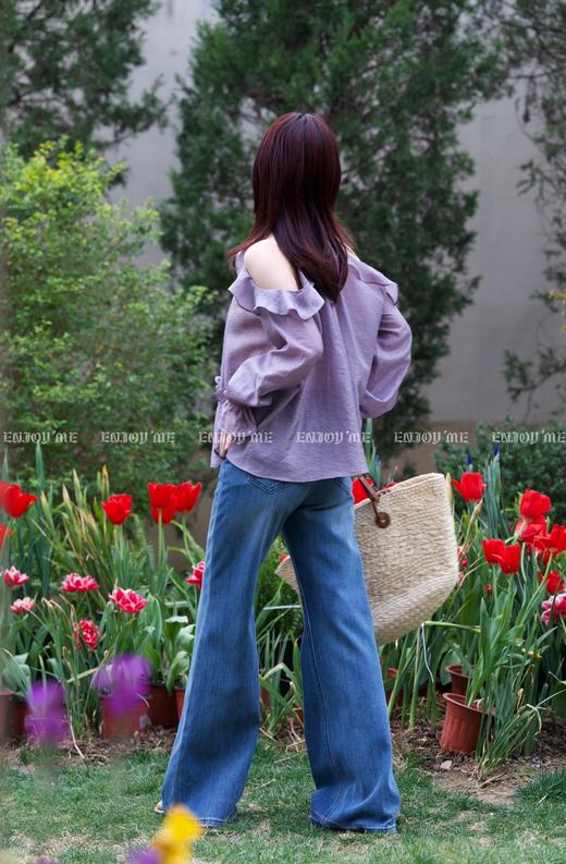 【门店同款】ENJOY春季“绮梦繁花”手工钉花上衣 161903016 商品图6