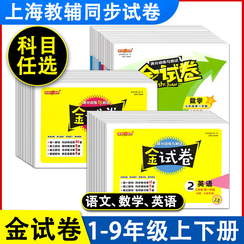 中小学金试卷.满分训练与测试1~9年级