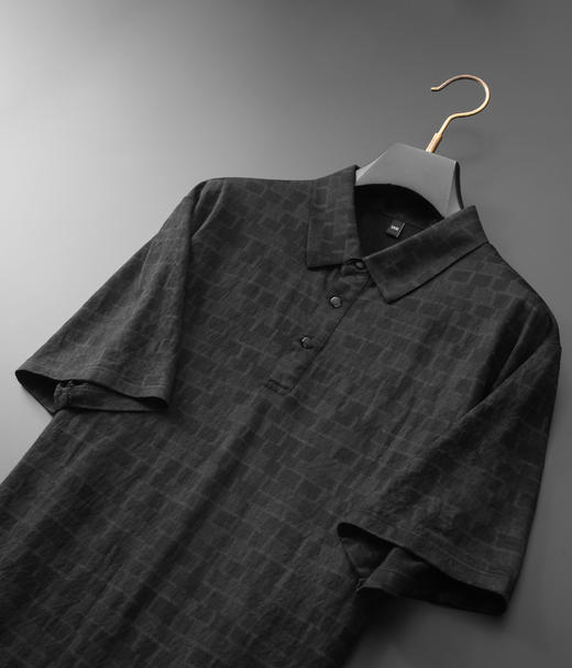 【DDA】大依优型大码短袖POLO衫翻领商务休闲透气半袖夏季上衣 商品图3