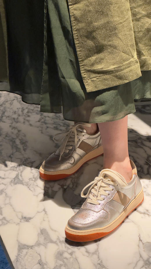 westory2024年春季新款平跟厚底增高舒适防滑运动鞋板鞋W24AM56721 商品图6