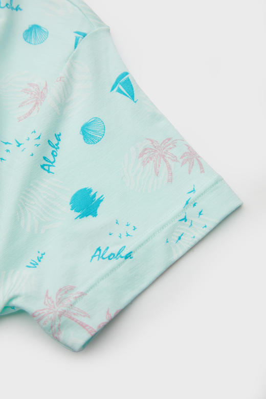 【夏日海洋莫代尔】SCHIESSER德国舒雅女童家居莫代尔睡裙3F/24345D 商品图3