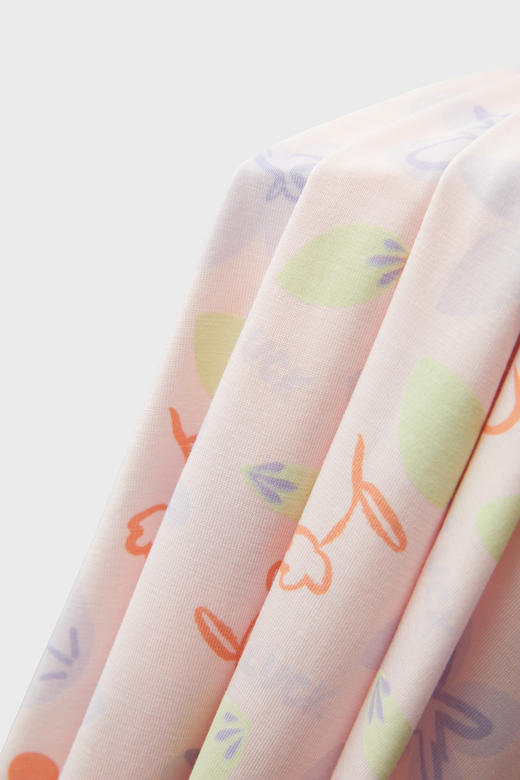 【繁花似锦莫代尔】SCHIESSER德国舒雅女童繁花似锦系列莫代尔面料短袖花边家居裙3F/24358D 商品图4