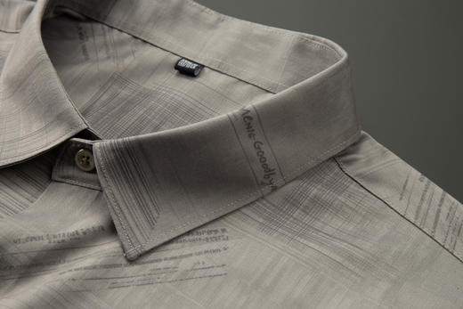 【DDA】大依优型大码花衬衫短袖衬衫翻领衬衣商务休闲透气半袖夏季上衣男士 商品图4