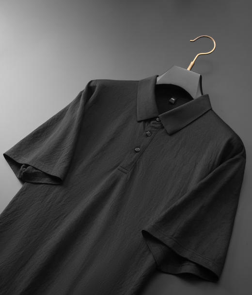 【DDA】大依优型大码短袖POLO衫翻领商务休闲透气半袖夏季上衣 商品图3