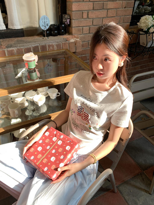 【99元任选2件】新品现货秒杀！卖完下架不再补 ！微信粉丝打折价！！印花短款短袖T恤 商品图8