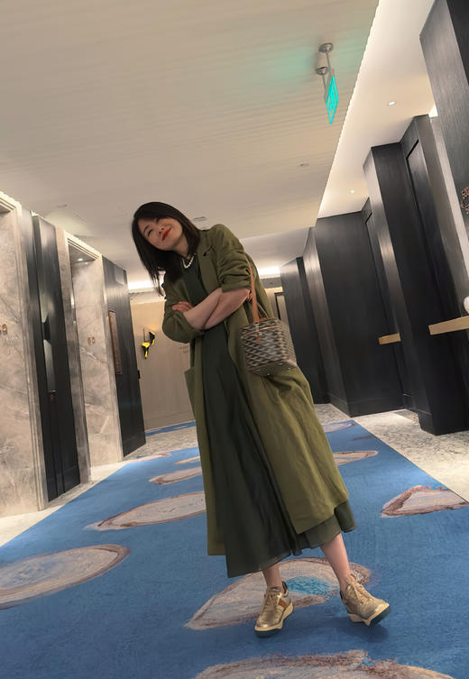 westory2024年春季新款平跟厚底增高舒适防滑运动鞋板鞋W24AM56721 商品图3