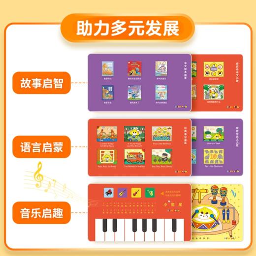 小鸡球球0-6岁全能发展启蒙点读绘本套装32GWifi版 商品图5