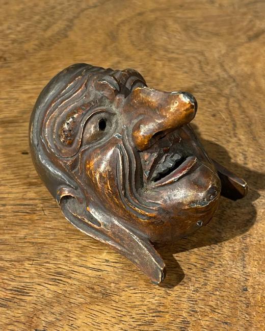 木雕髹漆戏偶罗汉头像，顺丰包邮 商品图14