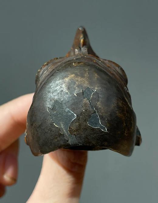 木雕髹漆戏偶罗汉头像，顺丰包邮 商品图12