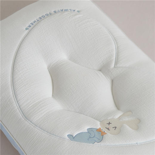 自然醒A类全棉双层纱儿童枕芯6岁以上全棉双层纱单人枕头护颈枕家用一对装学生小枕头XK 商品图13