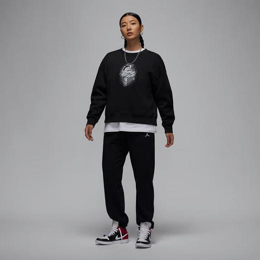 Nike耐克Jordan Brooklyn Fleece 女子法式毛圈长裤HJ1360-010 商品图4