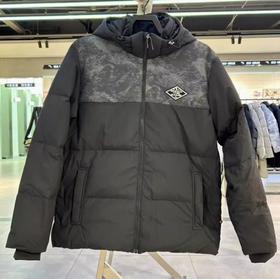 安踏男2024冬季新款冰甲羽绒保暖防风防泼水连帽羽绒服152441908N