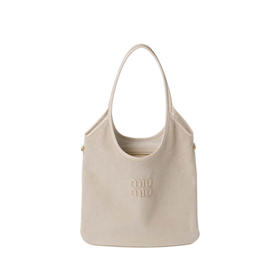 MIU MIU缪缪 IVY 刻字徽标 织物 托特包Tote包购物袋手提包 常规 女款（CB）