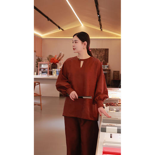 【抖音专属】新中式上衣(25708032龙战高定款） 商品图5