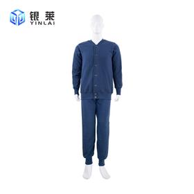 【武汉.汉阳】银莱防寒保暖男士绒衣裤套装蔚蓝色