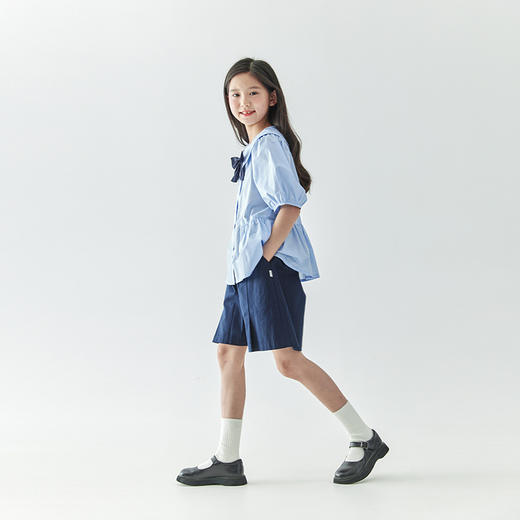 棵初 2025春夏第二波新品休闲小衫879K256039CD/休闲短裤807K256040CD 商品图3