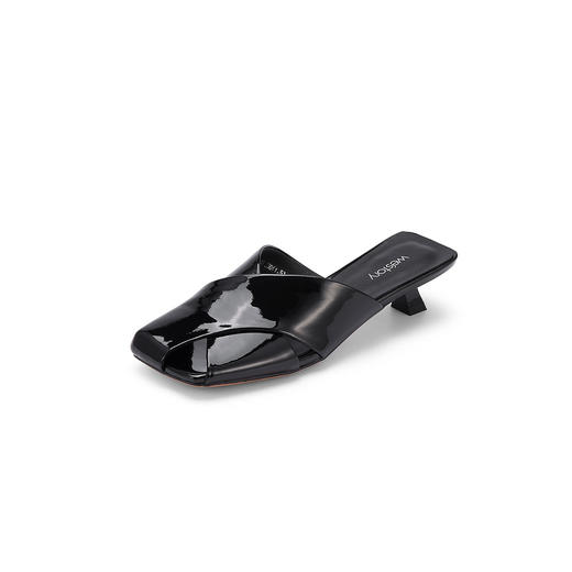 westory夏季新款法式优雅低平跟凉鞋露趾低平跟外穿拖鞋S24BJ62151 商品图2