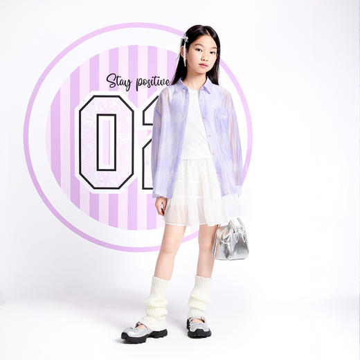 女童梭织上衣夏季新款安奈儿童装实体店同款AG521709 商品图5