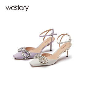 westory女士高跟鞋女鞋凉鞋细跟性感55301