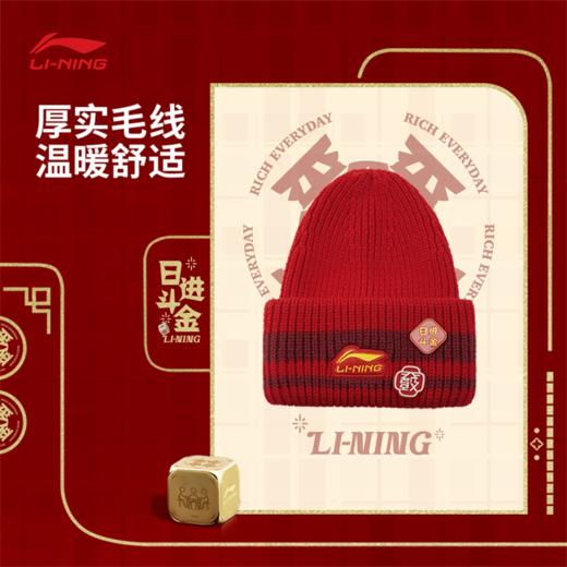 李宁日进斗金系列针织帽AMZV001 商品图1