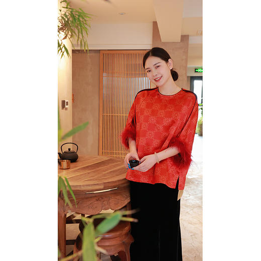 【2026东衣作】新中式衬衣（25708084巳巳如意-奢定款） 商品图4