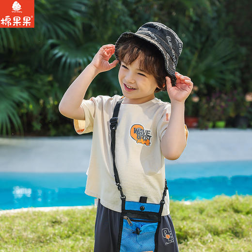 棉果果夏季商场专柜同款男童短袖T恤M212140225347 商品图0