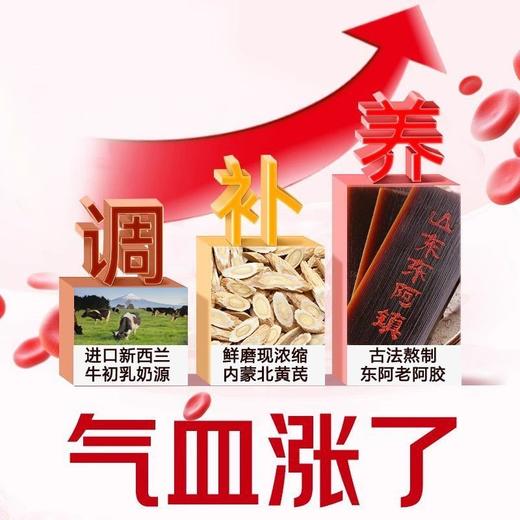 正品阿胶黄芪女士奶粉高钙铁高维蛋白益气补血靓肤锌硒营养初乳粉 商品图7