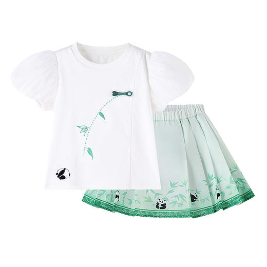 女童液氨套装夏季新款安奈儿童装实体店同款XG521702 商品图5