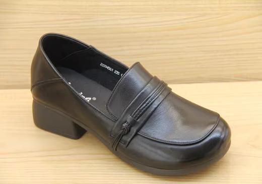 豪行新款23394561真皮时尚休闲低跟女鞋单鞋皮鞋 商品图1