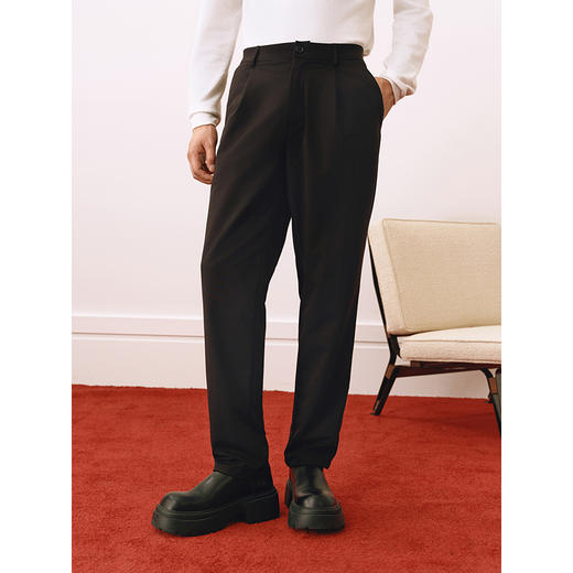 【含铜氨】GXG男装 商务西裤男士柔软亲肤休闲裤通勤长裤25春热卖 商品图3