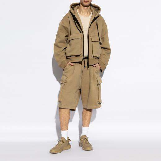 DSQUARED2 男士徽标贴片系带休闲运动鞋 卡其色 SNM0413 59204345 M1489 商品图3