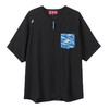 ONIARAI/鬼洗25春夏新品泥棒蓝腾鲤绣花短袖衬衫男式宽松衬衫 N740028 商品缩略图3