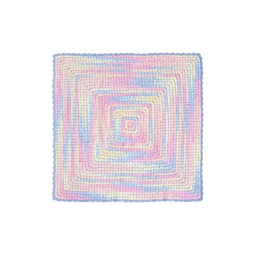 苏苏姐家回字方格毯-云小朵版手工diy编织钩针毛线团毯子自制材料包 商品图4